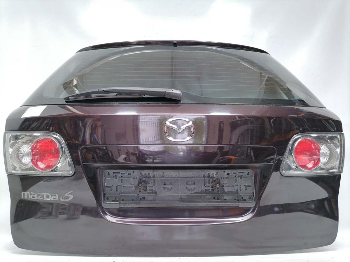 Mazda 6 GY original Heckklappe mit Heckscheibe Obergine Kombi Bj.2007